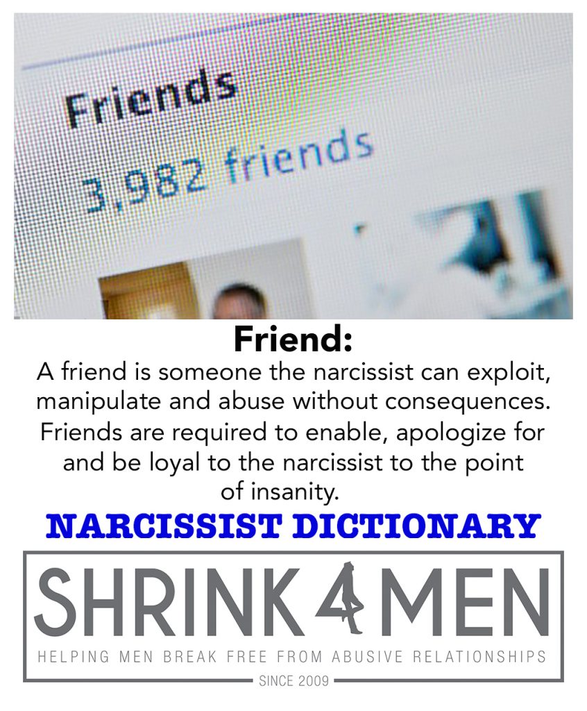 Narcissist Dictionary Friend