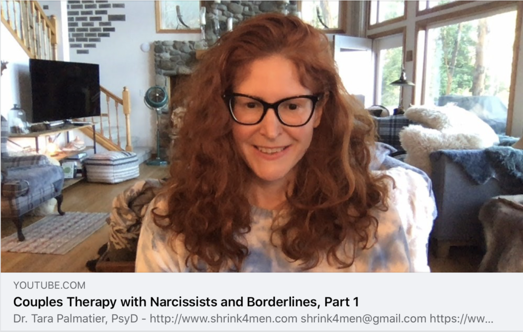 Couples Therapy With Narcissists And Borderlines Part 1 Video 3805